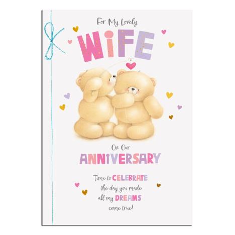 Wife Anniversary Forever Friends Card